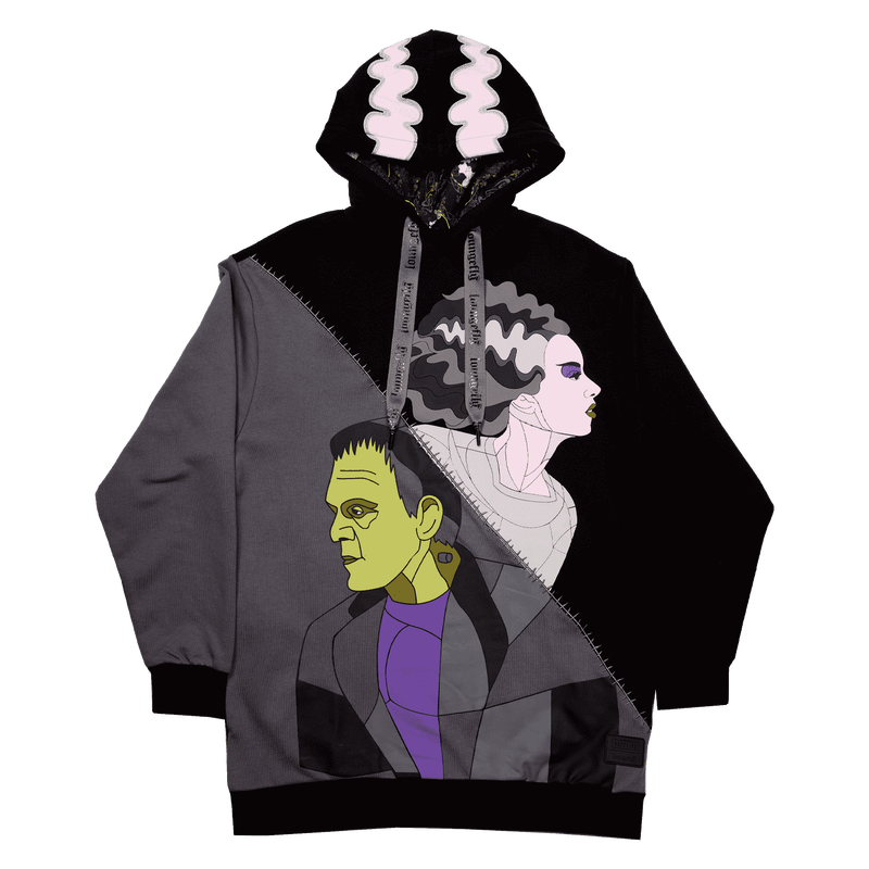 Universal Monsters The Bride Of Frankenstein Unisex Hoodie, , hi-res view 1