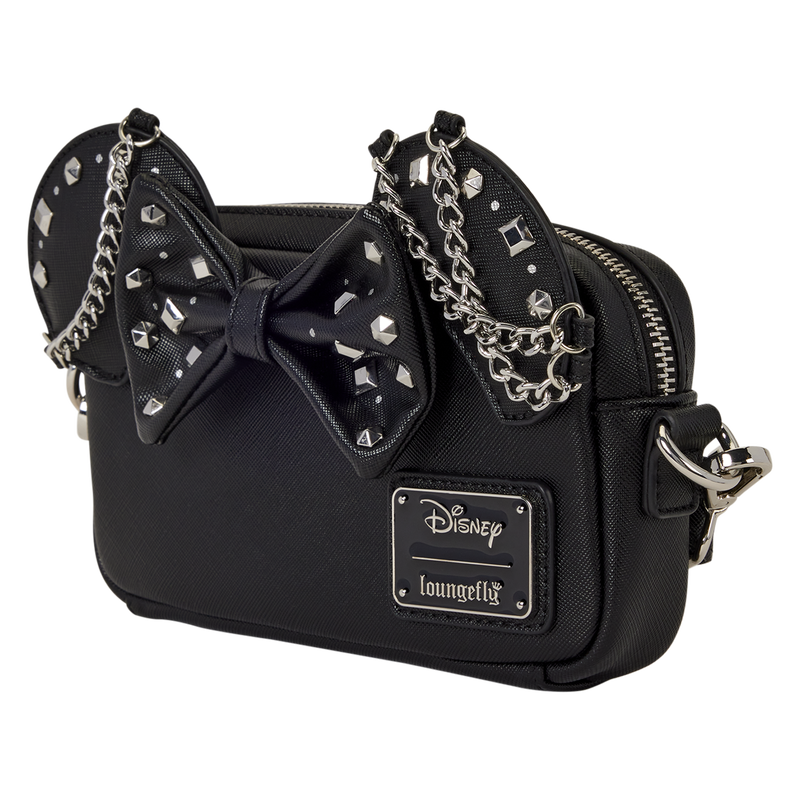 Minnie Mouse Studs & Chains Crossbody Bag, , hi-res view 3