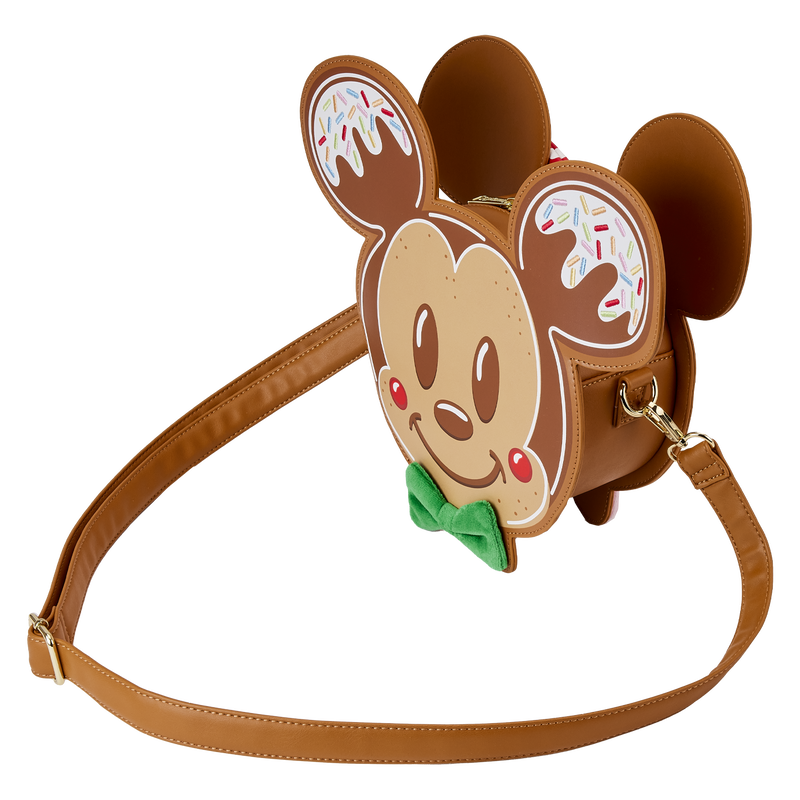 Mickey & Minnie Gingerbread Cookie Crossbody Bag, , hi-res view 4