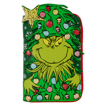 Dr. Seuss How the Grinch Stole Christmas! Tree Zip Around Wallet, Image 1