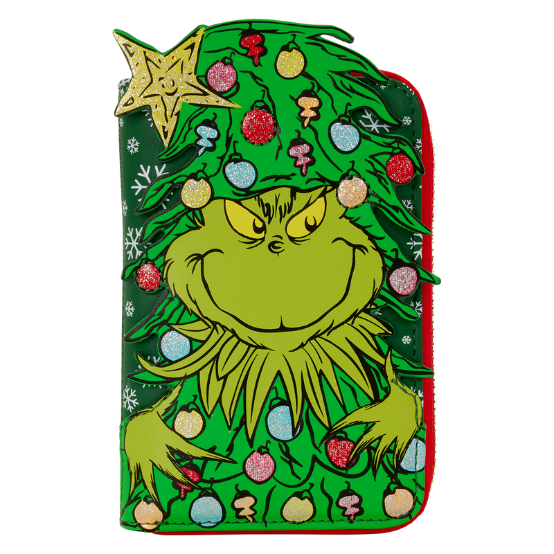Dr. Seuss How the Grinch Stole Christmas! Tree Zip Around Wallet, , hi-res view 1