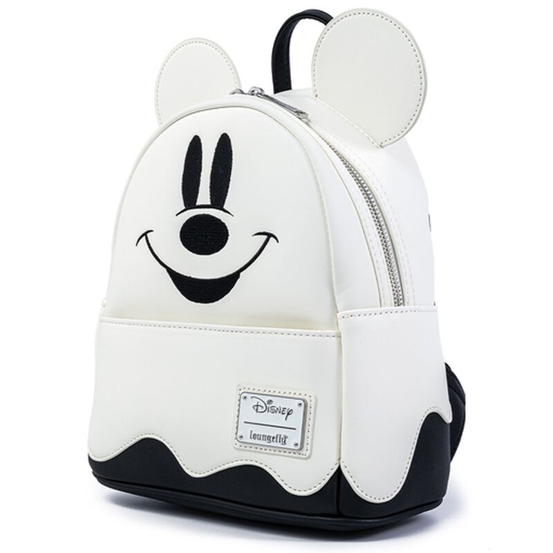 Loungefly X Disney Ghost Mickey Glow In The Dark Cosplay Mini Backpack, , hi-res view 3