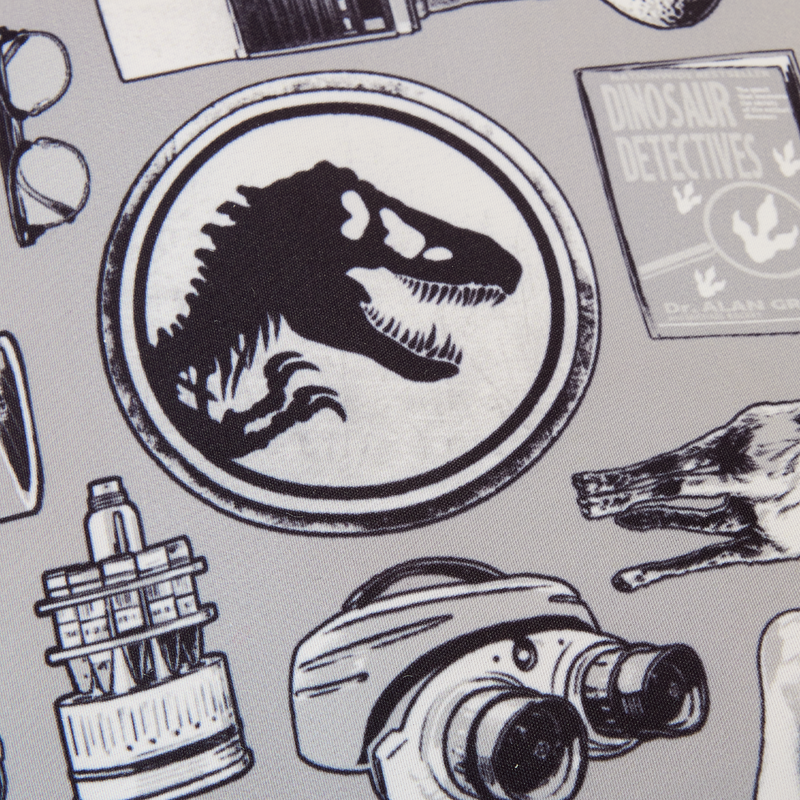 Jurassic Park Tour Vehicle Print Nylon Full-Size Backpack, , hi-res view 6