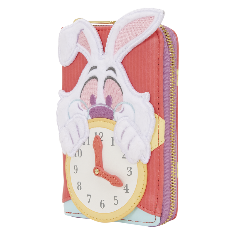 Alice in Wonderland White Rabbit Zip Around Wallet, , hi-res view 5