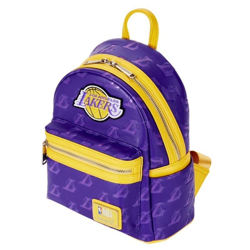 NBA Los Angeles Lakers Logo Mini Backpack, , hi-res view 3