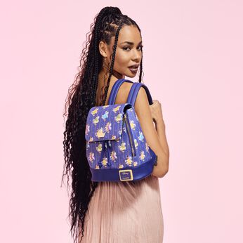 Disney Princess Carousel All-Over Print Drawstring Mini Backpack, Image 2
