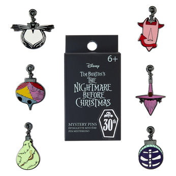 Nightmare Before Christmas Ornament Mystery Box Pin, Image 1