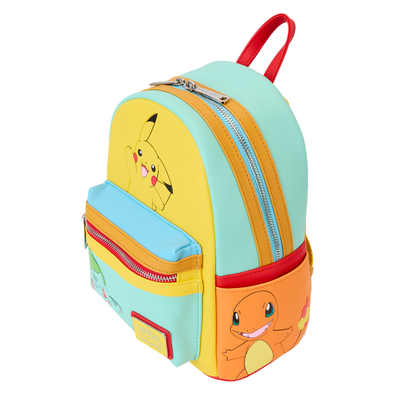 Pokémon Color Block Starters Mini Backpack, , hi-res view 5