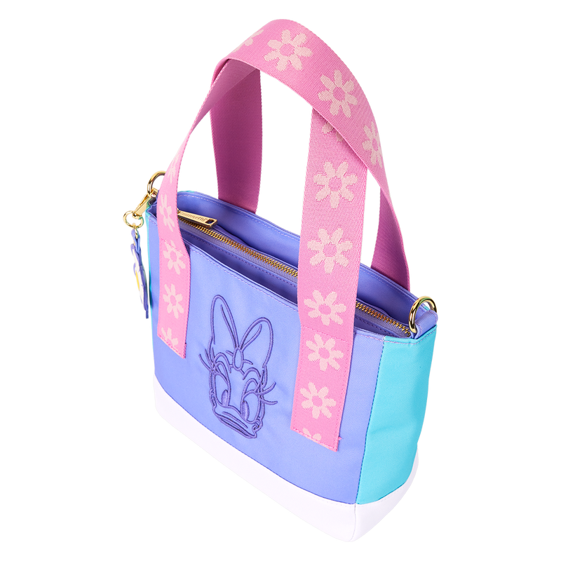 Daisy Duck 85th Anniversary Nylon Mini Tote Crossbody Bag, , hi-res view 4