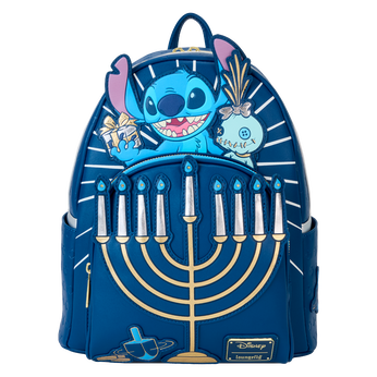 Stitch Hanukkah Menorah Light Up Mini Backpack, Image 1