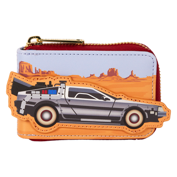 Back To The Future 40th Anniversary Delorean Accordion Wallet, Image 1