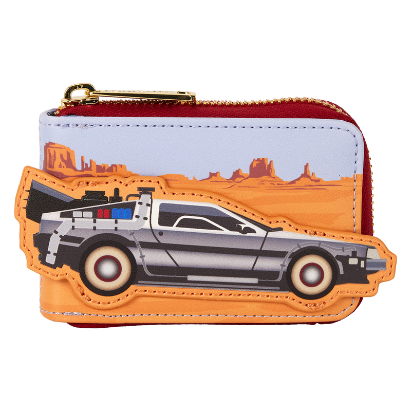 Back To The Future 40th Anniversary Delorean Accordion Wallet, , hi-res view 1
