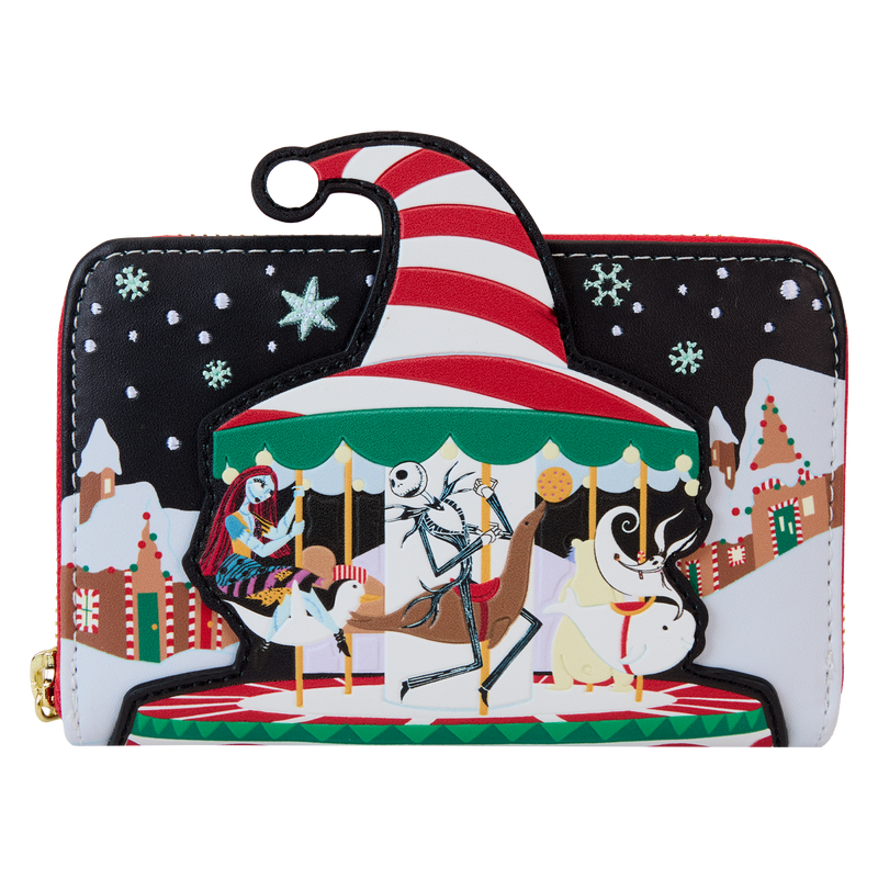 The Nightmare Before Christmas Town Carousel Zip Around Wallet, , hi-res view 1