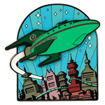WonderCon Limited Edition Futurama Planet Express Glow 3" Collector Box Sliding Pin, , hi-res view 4