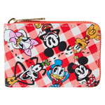 Mickey & Friends Picnic Basket Accordion Zip Around Wallet, , hi-res view 1