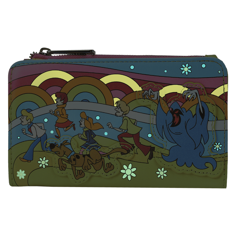 Scooby-Doo Psychedelic Monster Chase Glow Flap Wallet, , hi-res image number 3
