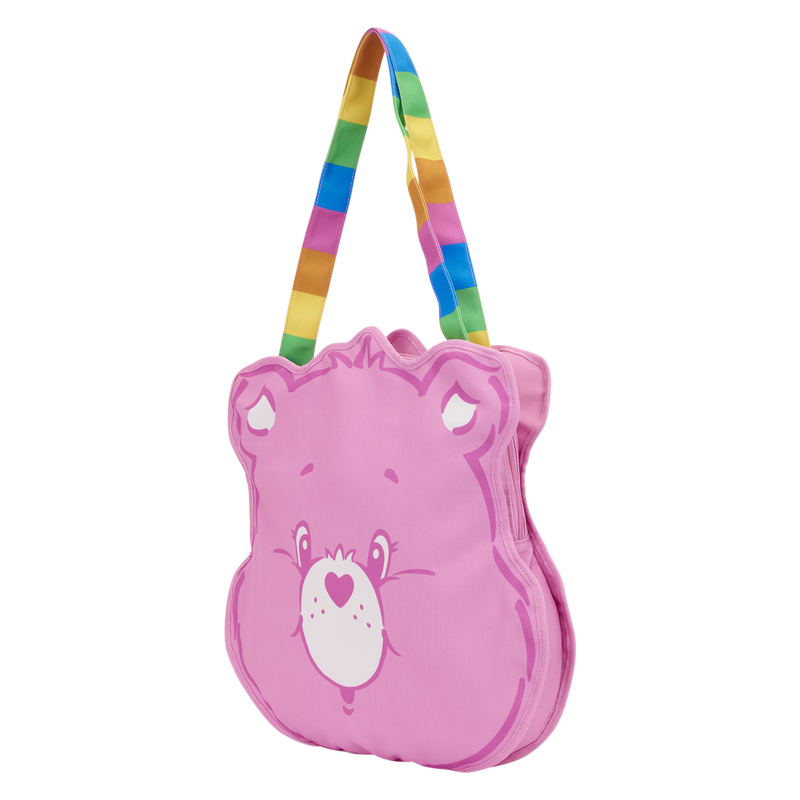 Care Bears Cheer Bear Cosplay Oversized Canvas Tote Bag, , hi-res view 3