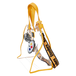 NFL Pittsburgh Steelers Clear Convertible Backpack & Tote Bag, , hi-res view 4