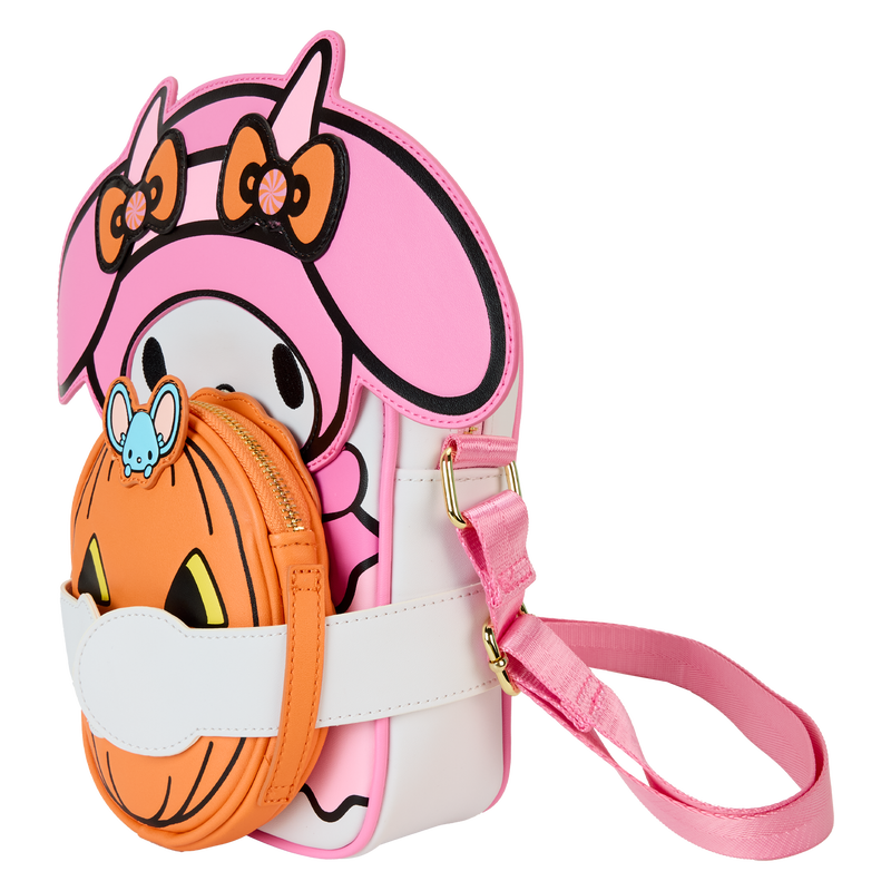 Sanrio My Melody Pumpkin Crossbuddies® Cosplay Crossbody Bag with Coin Bag, , hi-res view 5
