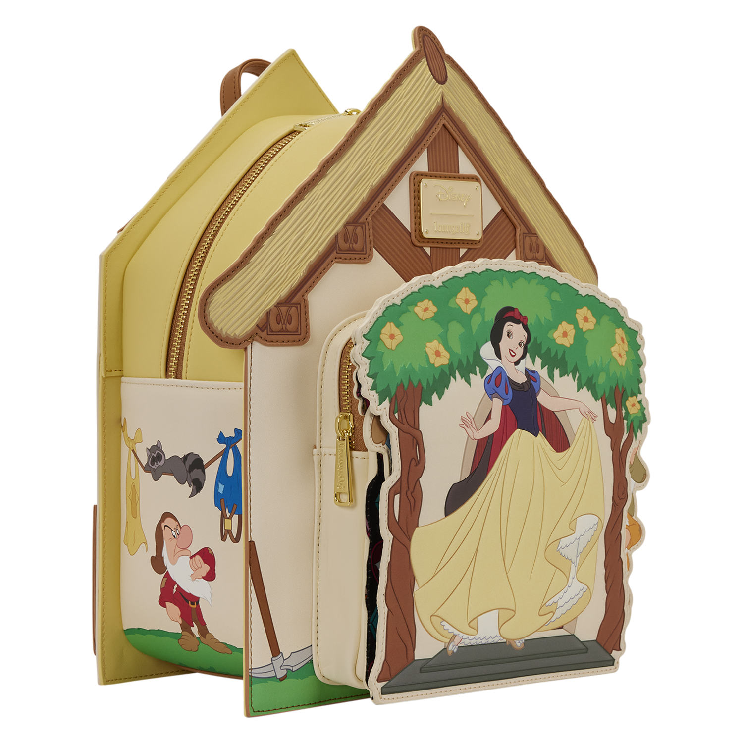 Loungefly Disney Snow White Cottage Window Scene Mini Backpack - Thumbnail 2