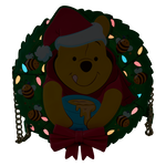 Winnie The Pooh Stuck In Wreath Glow Crossbody Bag, , hi-res view 3
