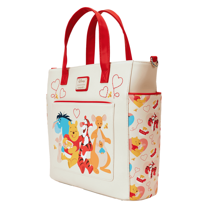 Winnie The Pooh & Friends Hearts Convertible Backpack & Tote Crossbody Bag, , hi-res view 4