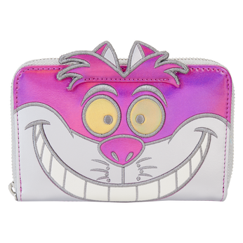 Disney100 Limited Edition Platinum Alice in Wonderland Cheshire Cat Cosplay Zip Around Wallet, Image 1