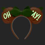 Minnie Mouse "Oh My!" Pumpkin Glow Ear Headband, , hi-res view 2