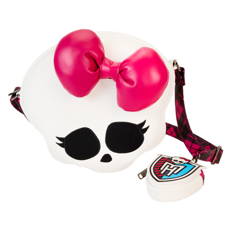 Monster High Skullette Figural Crossbody Bag with Coin Bag, , hi-res view 1