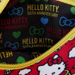 Sanrio Hello Kitty 50th Anniversary All-Over Print Nylon Zipper Pouch Wristlet, , hi-res view 5
