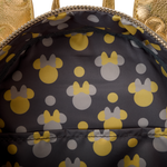 Minnie Mouse Exclusive Metallic Gold & Silver Quilted Mini Backpack, , hi-res view 7