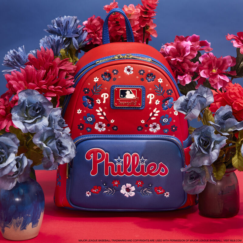 MLB Philadelphia Phillies Floral Mini Backpack, , hi-res view 2