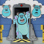 Pixar Sulley Door Mixed Emotions 4-Piece Pin Set, , hi-res view 4