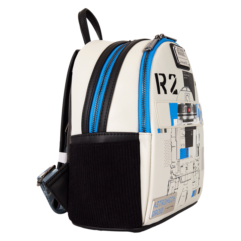Star Wars: The Power of the Force R2-D2 Astromech Droid Light Up Mini Backpack, , hi-res view 6