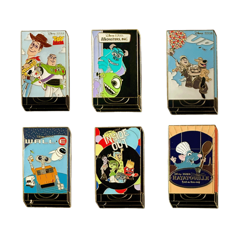 Pixar VHS Tapes Blind Box Pin, , hi-res view 2