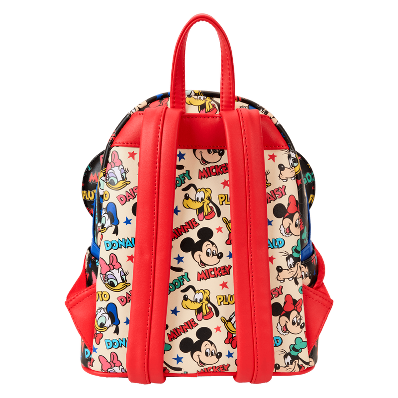 Mickey & Friends Classic All-Over Print Mini Backpack With Ear Headband, , hi-res view 8