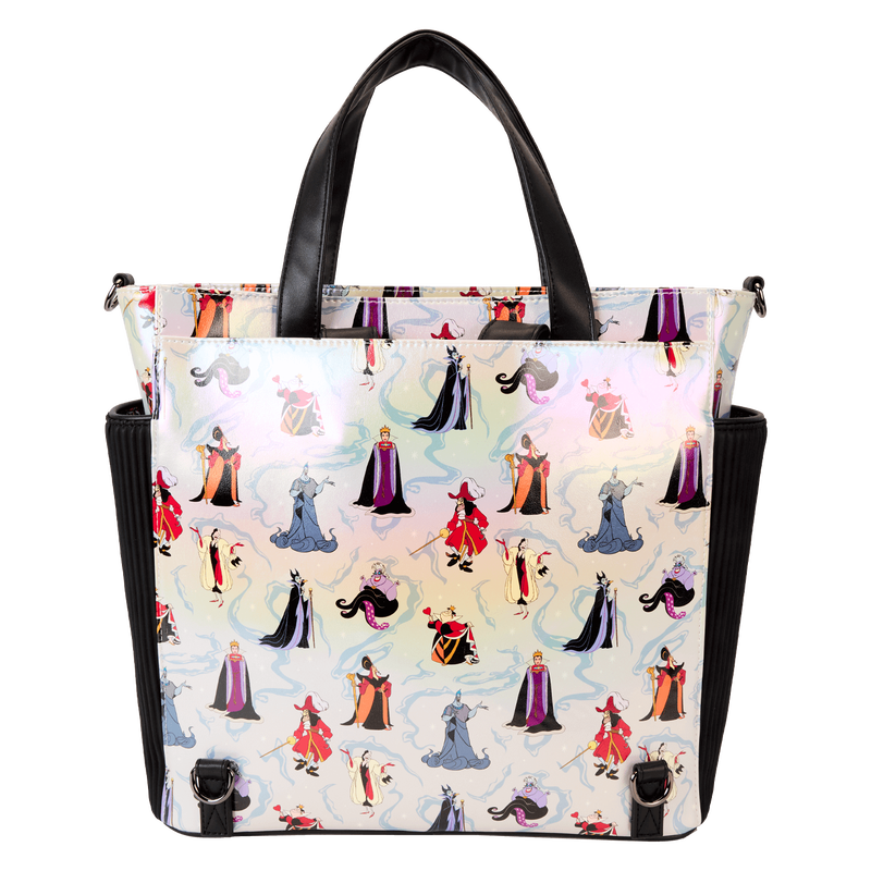 Disney Villains Iridescent All-Over Print Convertible Backpack & Tote Crossbody Bag, , hi-res view 6