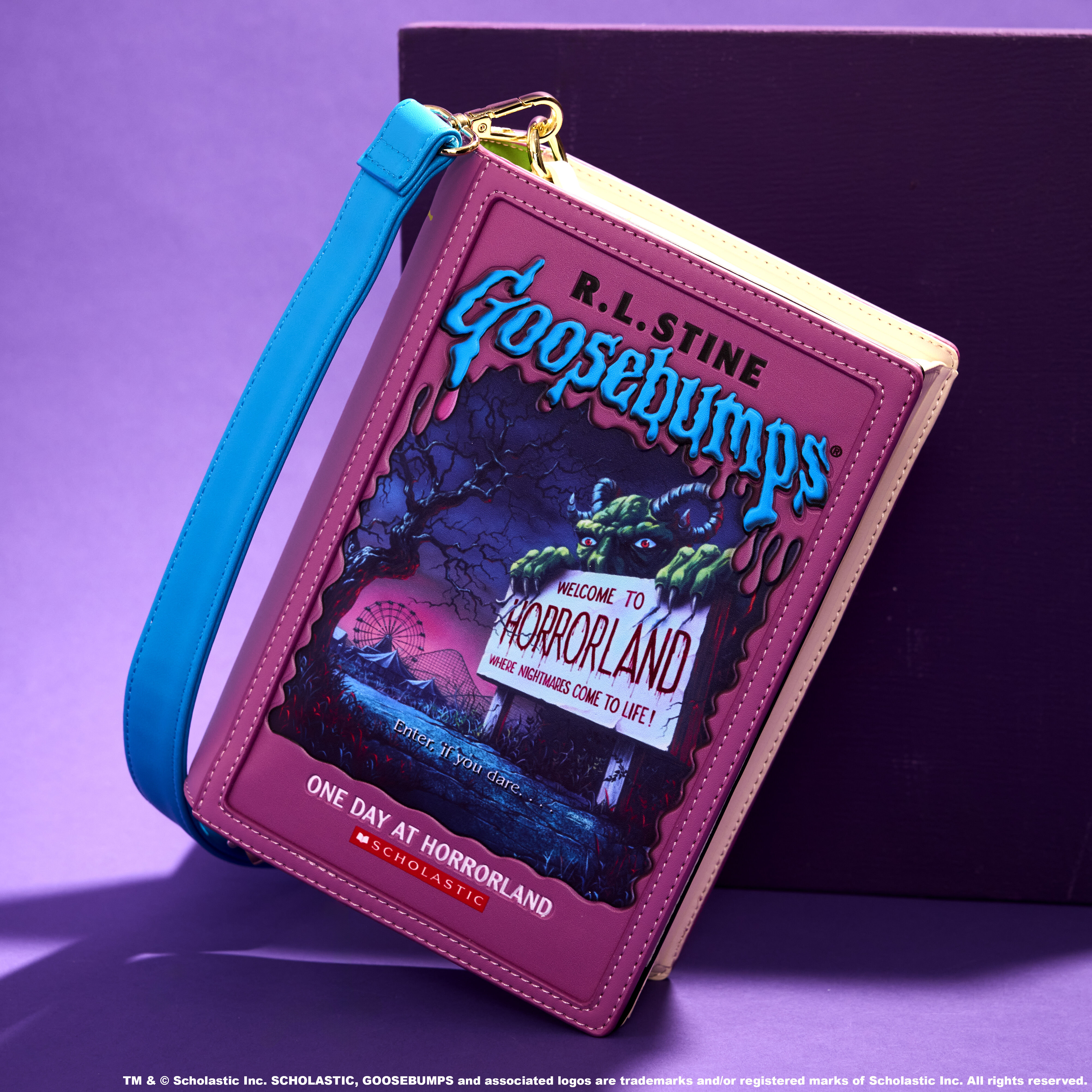 Goosebumps One Day At Horrorland Book Cover Crossbody Bag