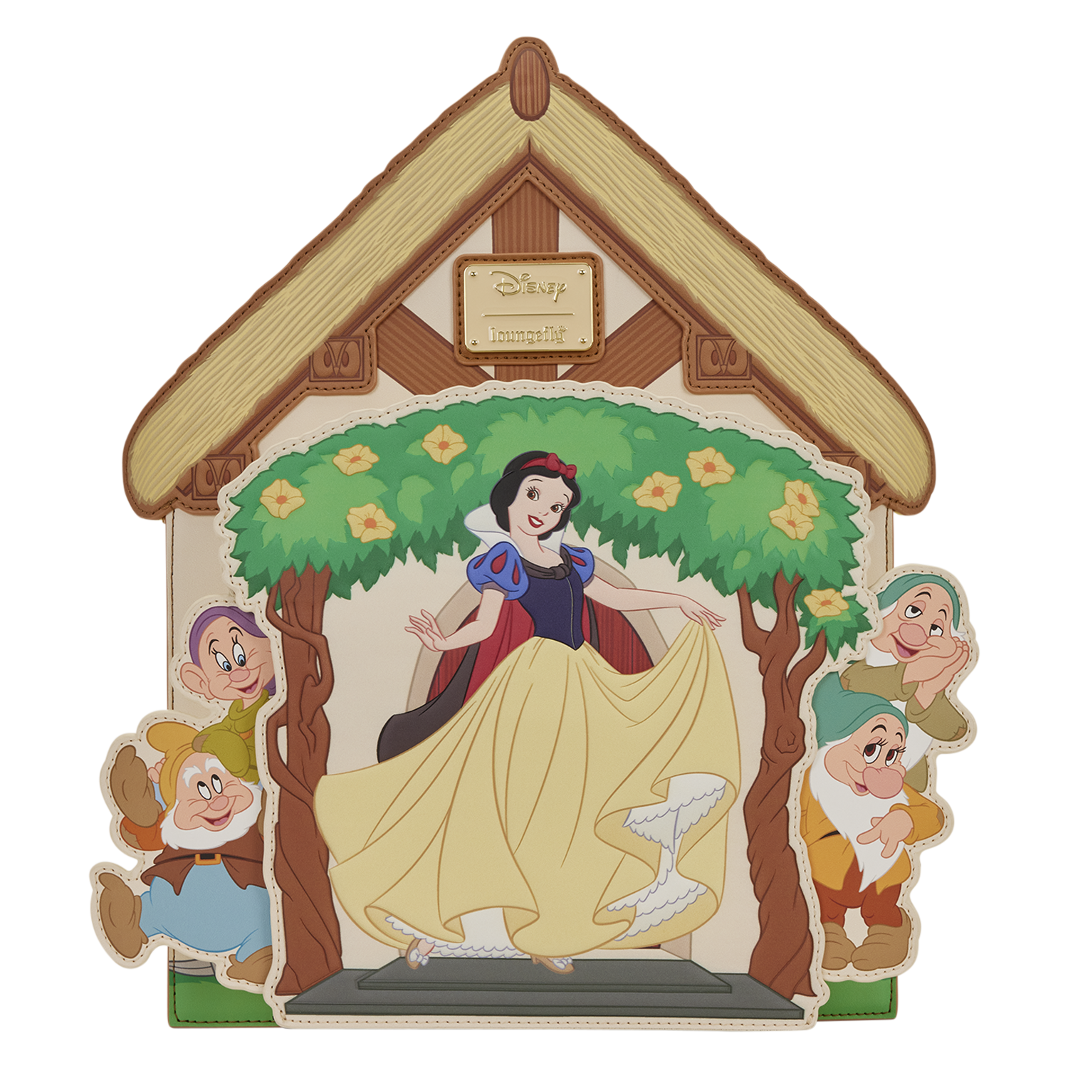 Loungefly Disney Snow White Cottage Window Scene Mini Backpack - Thumbnail 4