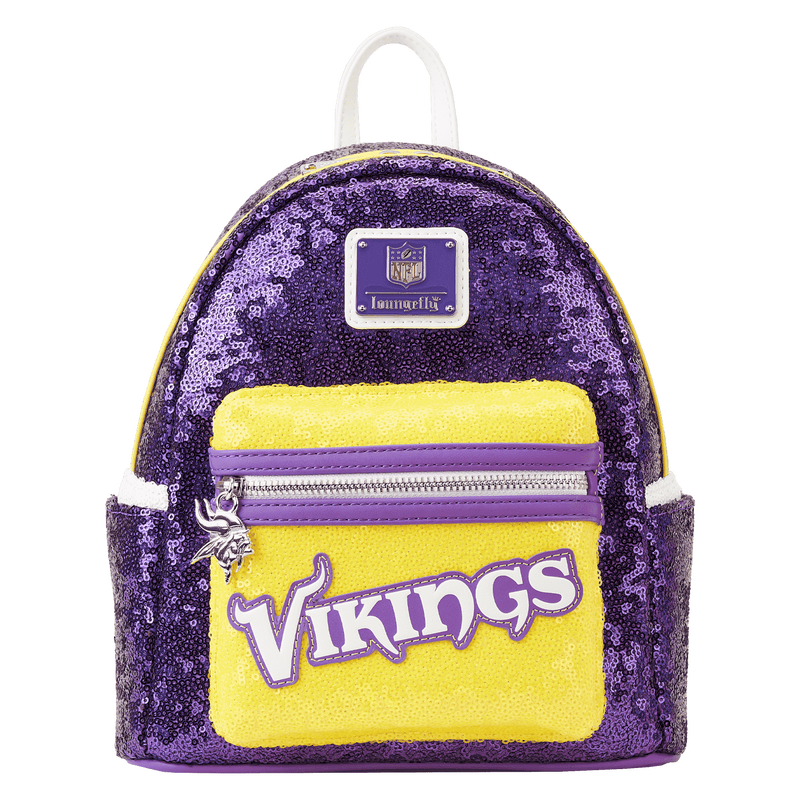 NFL Minnesota Vikings Sequin Mini Backpack, , hi-res view 1