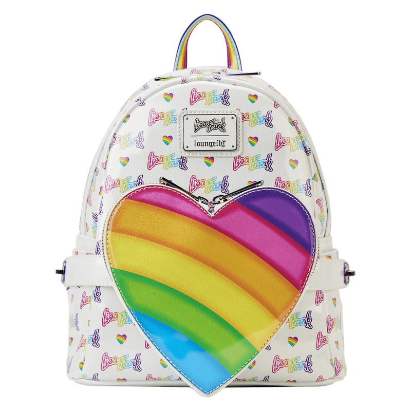 Lisa Frank Rainbow Heart Mini Backpack with Waist Bag, , hi-res image number 1