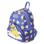 Loungefly Pokémon Sleeping Pikachu and Friends Mini Mochila, Azul, Mini  mochila