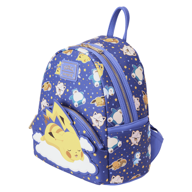 Sleeping Pikachu and Friends Mini Backpack, , hi-res view 4
