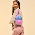 Daisy Duck 85th Anniversary Daisy Duck & Minnie Mouse Convertible Mini Backpack & Crossbody Bag LFlifestyle1 view 2
