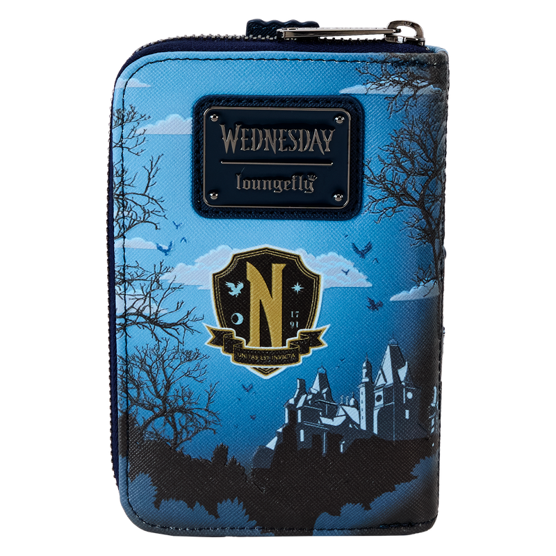 Wednesday Nevermore Academy Castle Zip Around Wallet, , hi-res view 6