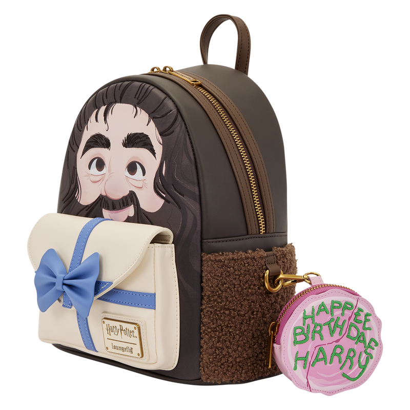 Harry Potter Hagrid Birthday Cake Cosplay Mini Backpack with Coin Bag, , hi-res view 3