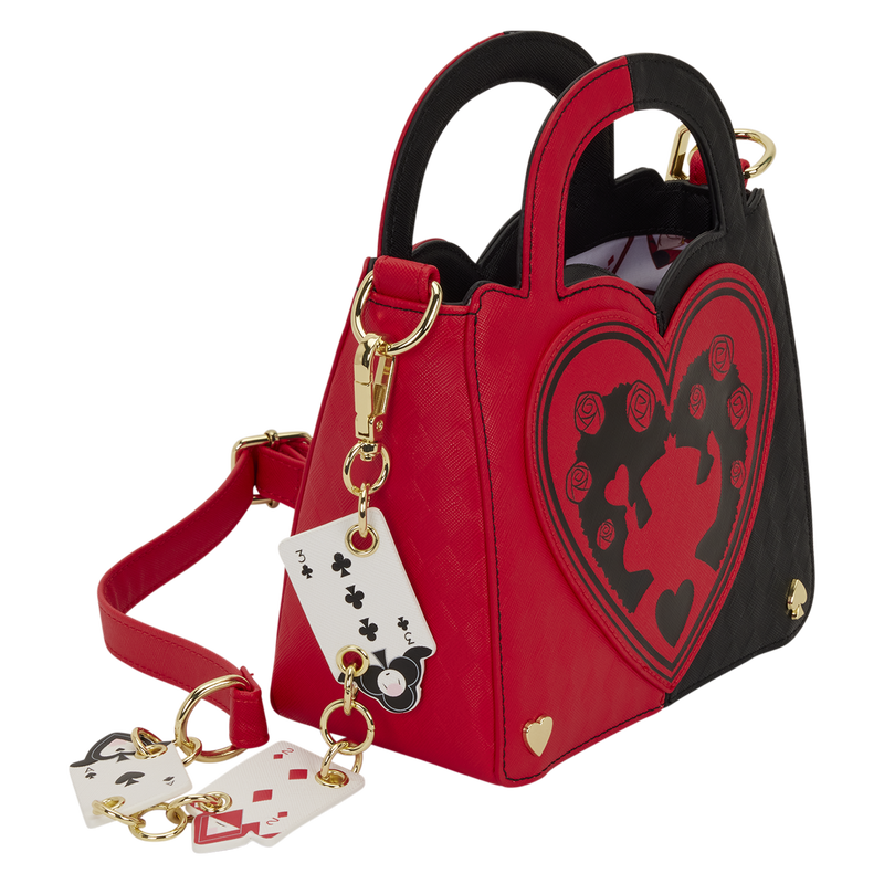 Alice in Wonderland Exclusive Queen of Hearts Crossbody Bag, , hi-res view 6