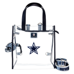 NFL Dallas Cowboys Clear Convertible Backpack & Tote Bag, , hi-res view 1