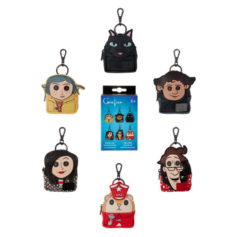Coraline Cosplay Mystery Mini Backpack Keychain Charm, , hi-res view 1