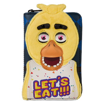 Five Nights at Freddy's Chica Plush Cosplay Zip Around Wallet, Image 1